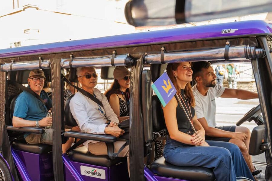 Rome: Explore the City in Comfort on a Guided Golf Cart Tour - Where the tour starts: Via della Polveriera, and why arriving early matters