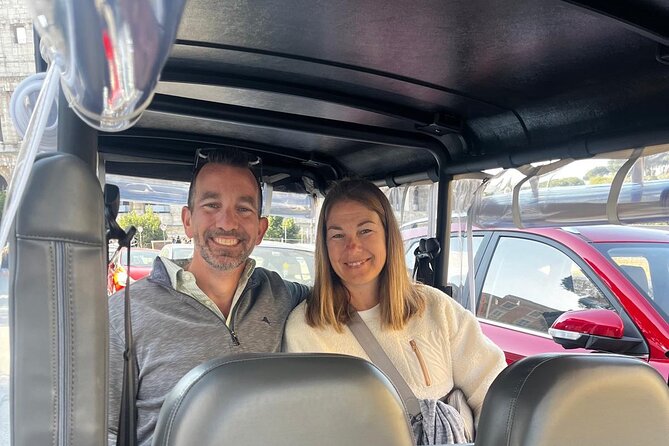 Rome: Explore Top Attractions by Exclusive Golf Cart Tour - Ride comfort: electric carts, headsets, and the narrow-street advantage