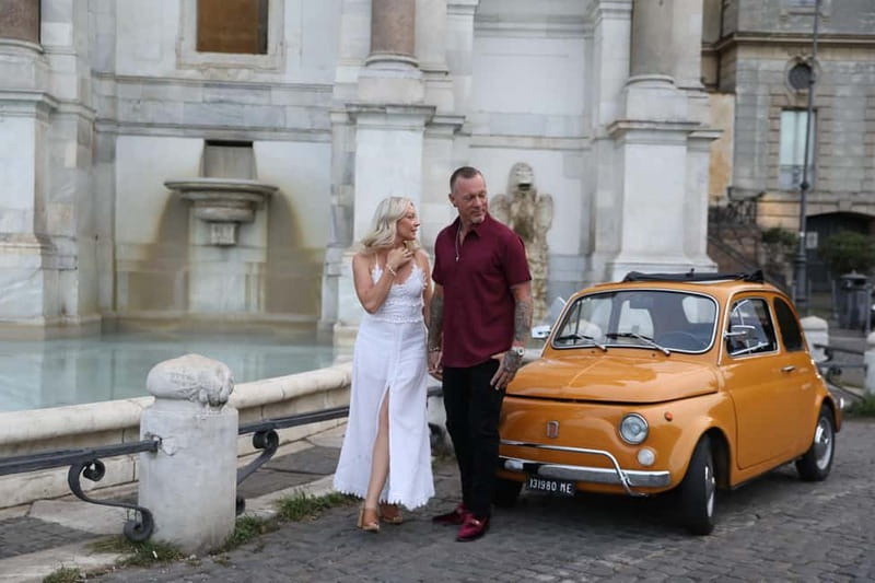 Rome: Fiat 500 Vintage Photography Service in Rome - Janiculum Hill and Gianicolo Terrace: the top-of-Rome payoff