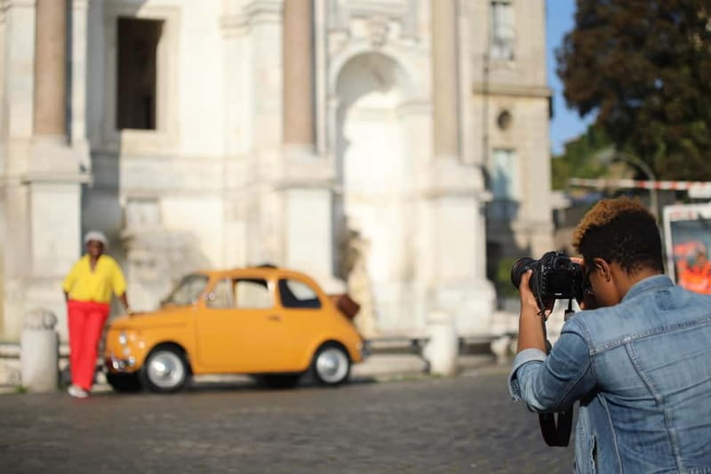 Rome: Fiat 500 Vintage Photography Service in Rome - The car factor: vintage Fiat charm without the stress