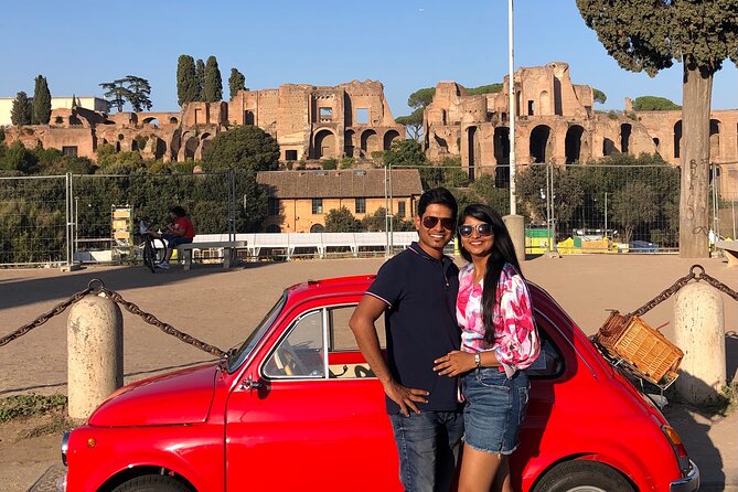 Rome Fiat 500 Vintage tour - Pyramid of Cestius: the Egyptian-style curveball near Porta San Paolo