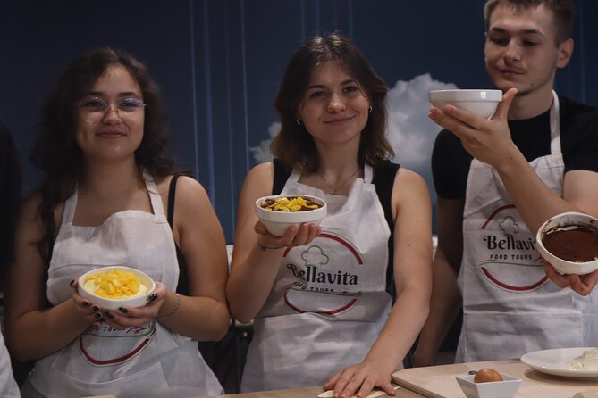 Rome Fresh Pasta & Tiramisu Cooking Class near Piazza Venezia - Choosing Your Fettuccine Sauces, Plus What Is Already Prepared