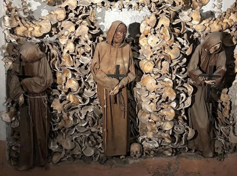 Rome: Ghosts & Bone Crypts Tours: 2 Tours, 1 Discount Ticket - Campo de’ Fiori to Castel Sant’Angelo: The Dark Center That Ends on St. Angelo Bridge