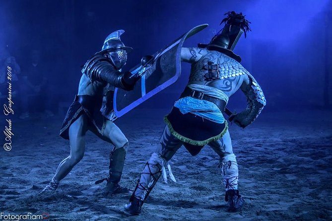 Rome Gladiator Show at Gruppo Storico Romano - Gladiators at 8:30 pm, what the Gruppo Storico Romano night feels like