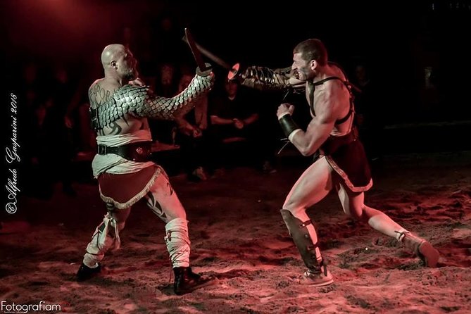 Rome Gladiator Show at Gruppo Storico Romano - The arena show: procession, dancing rituals, pantomime, and staged fights