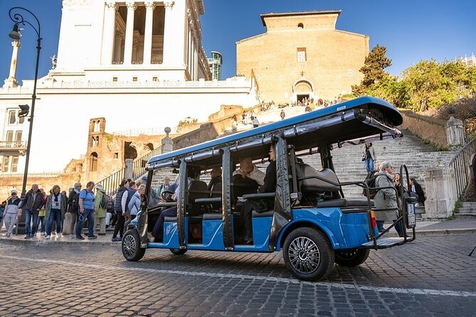 Rome Golf Cart Tour - Ancient Temples and Julius Caesar’s Assassination Site, Plus a Cat Sanctuary