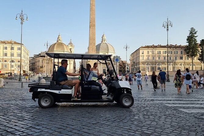 Rome Golf Cart Tour: Discover the Pinnacle Experience - Churches and imperial monuments, Sant’Ignazio to Piazza Venezia