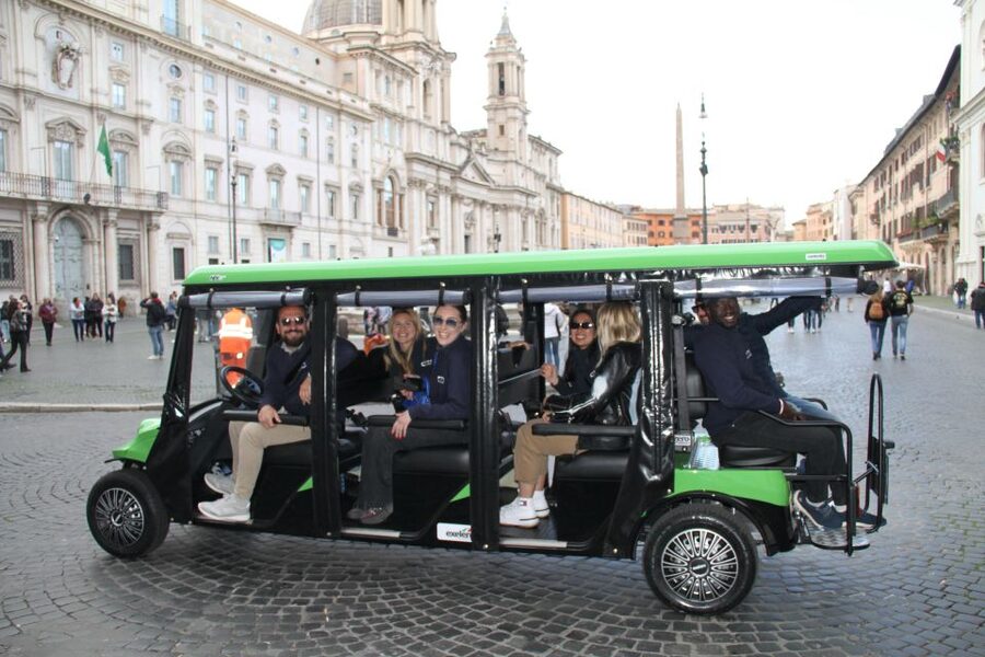 Rome: Golf Cart Tour with Artisanal Gelato Tasting - Getting There at Via del Fagutale 2, Then Sliding Into “Tour Mode”