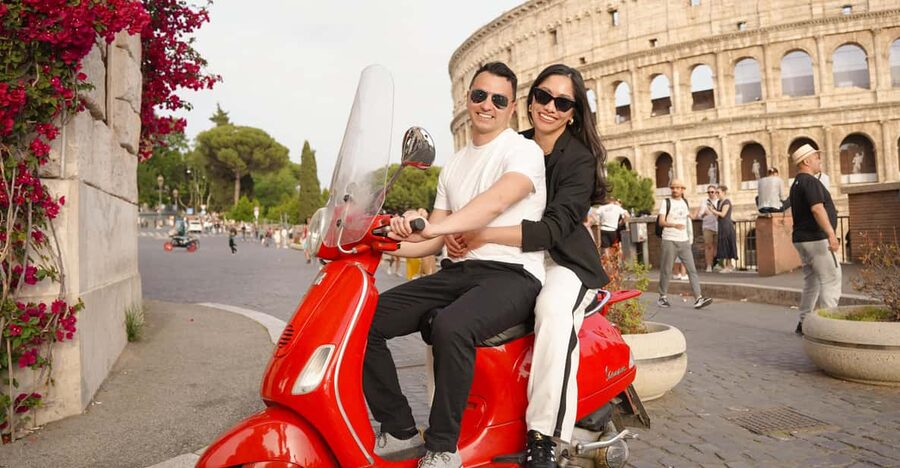 Rome: Guided City Food Tour by Vespa and Tastings - Meeting at Caffe Roma and Getting Organized Fast