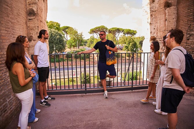 Rome: Guided Tour of Colosseum, Palatine Hill and Roman Forum - Entering the Colosseum with organized access and a clear route