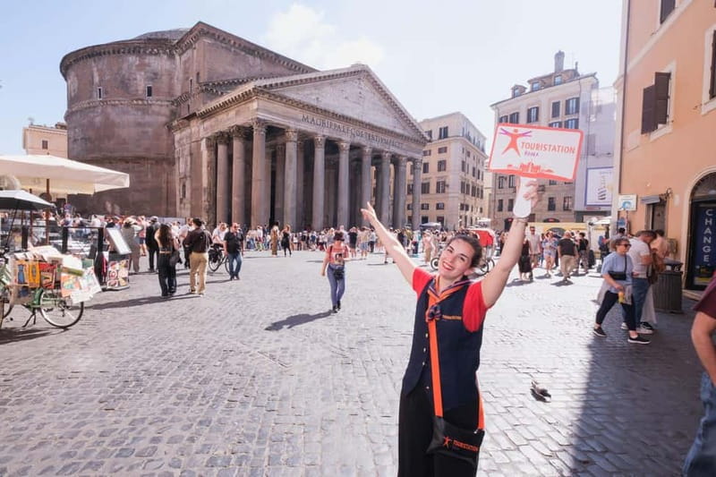Rome: Guided Walking Tour and Pantheon Priority Entry Ticket - Entering the Pantheon Fast With Skip-the-Line Priority