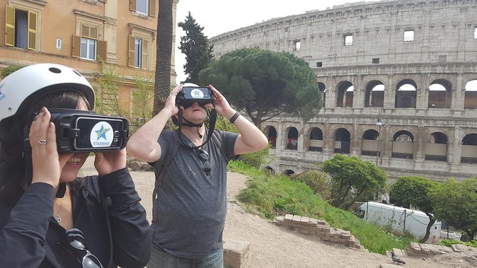 Rome Highlights Bike tour - Stop 1, Arch of Constantine, and How VR Changes What You See