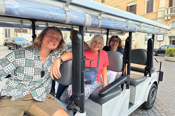 Rome Highlights Private Tour by Golf Cart private tour - Colosseum: a must-see stop, with planning for entry