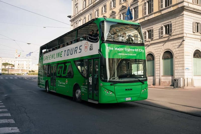 Rome: Hop-On Hop-Off Panoramic Bus Ticket - Access 3 Routes - Colosseum and Forum area: how to maximize the hop-off time