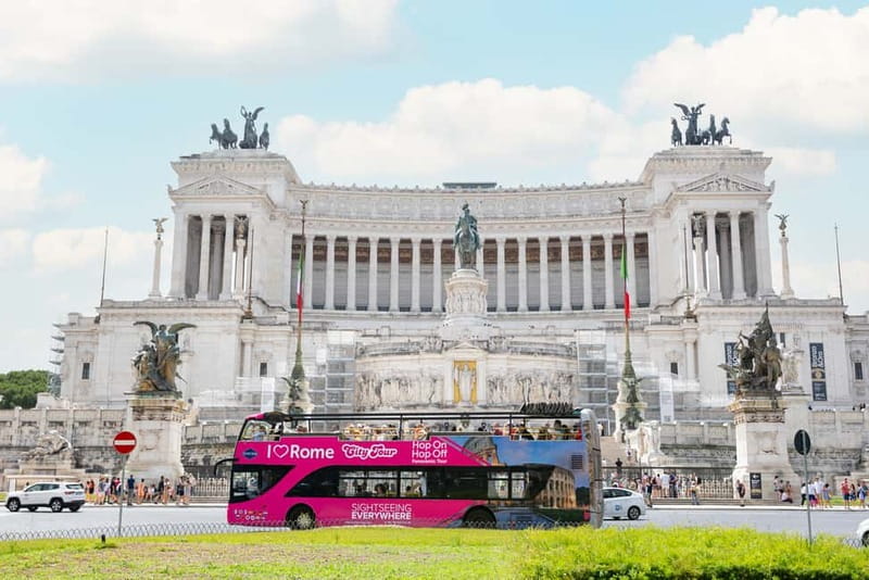 Rome: Hop-on Hop-off Sightseeing Bus Tour with Audioguide - Why a hop-on hop-off bus works so well for first-timers in Rome