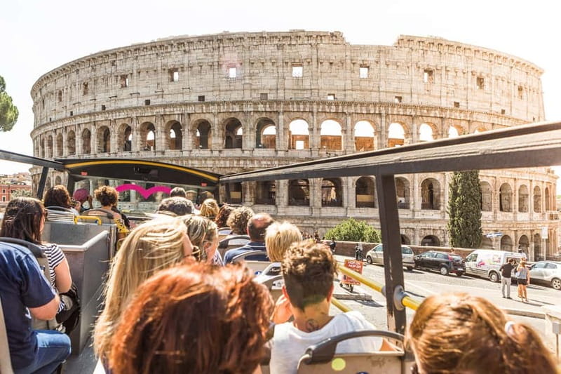 Rome: Hop-on Hop-off Sightseeing Bus Tour with Audioguide - Route basics: how the pink bus loop fits a 1-day plan