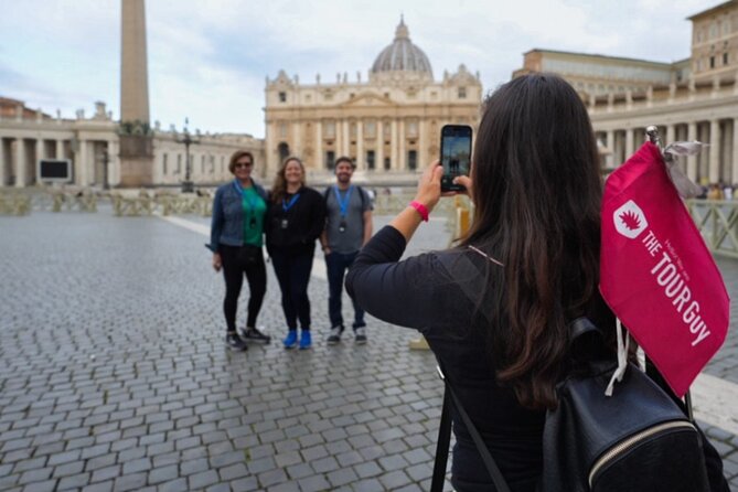 Rome in a Day Group Tour with Vatican Museums and Colosseum - St. Peter’s Basilica: exterior views, not entry