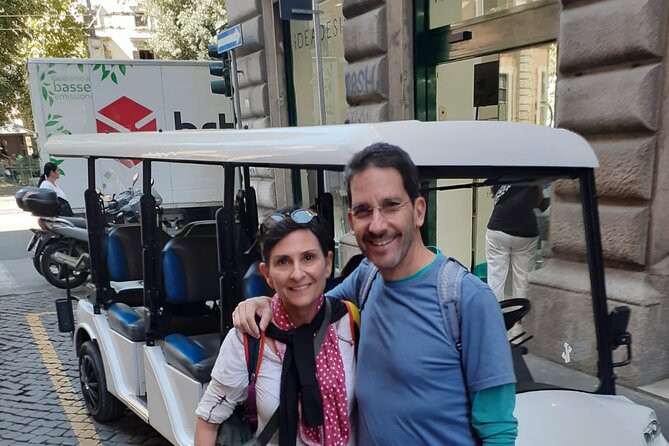 Rome in Golf Cart 4 hours Private Tour with Pickup from hotel - Teatro di Marcello and the Capitoline Hill viewpoint of the Forum