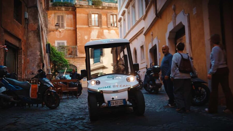 Rome in One Day – Full Day Private Golf Cart Tour - Giardino degli Aranci, Janiculum Hill, and the View Break You Actually Need