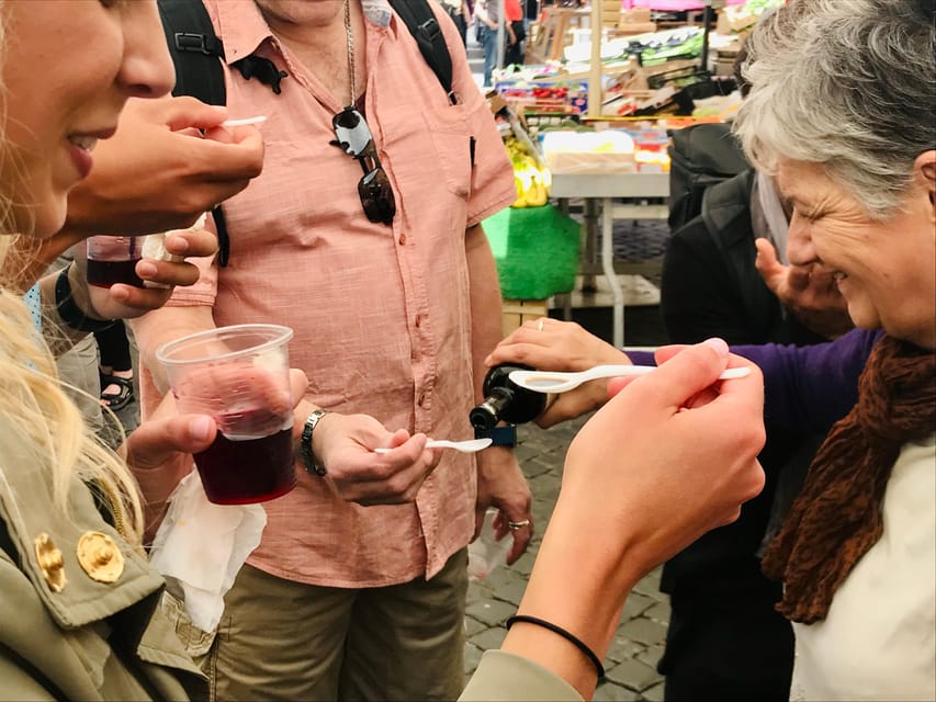 Rome: Jewish Quarter and Campo de' Fiori Street Food Tour - The end stretch at Theatre of Marcellus and Largo di Torre Argentina