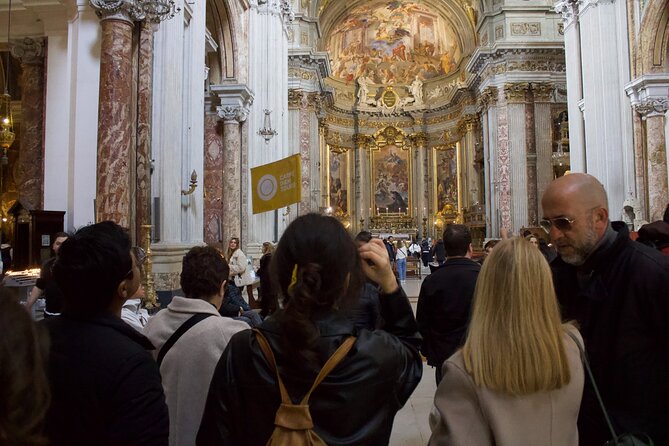 Rome Jubilee Walking Tour of Churches, Bridges & Legends - The Pantheon area view: Rome’s best-preserved Roman building, without tickets