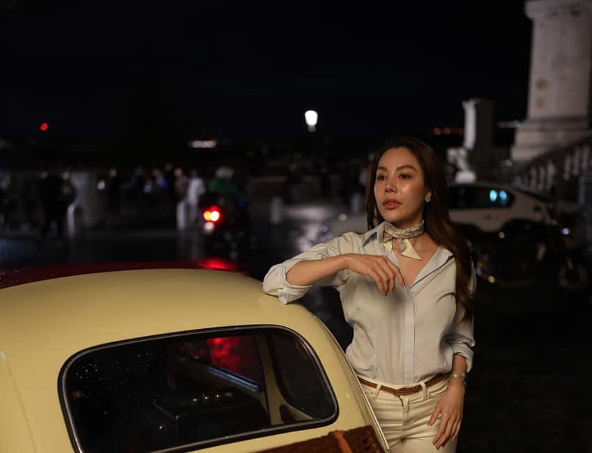 Rome: Night Photo Session in a Fiat 500 with Aperol Spritz - Quick highlights from the Fiat 500 night photo tour