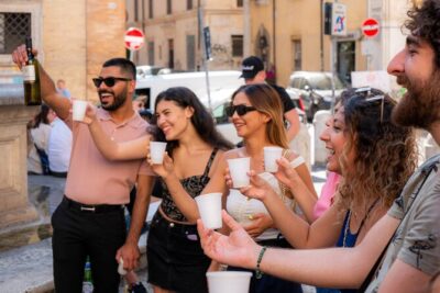 Rome Night Tipsy Tour & Bar Crawl with Forbidden History