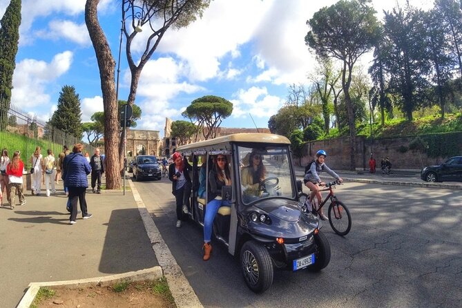 Rome Night Tour Highlights by Luxury Golf Cart - Comfort on the Golf Cart: Fast Streets, Quick Stops, and Bumpy Bits