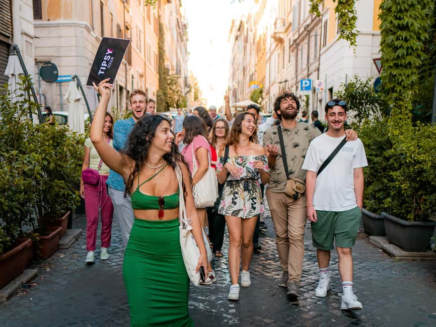 Rome: Nightlife Tour & Guided Bar Crawl with Games & Karaoke - Quick hits