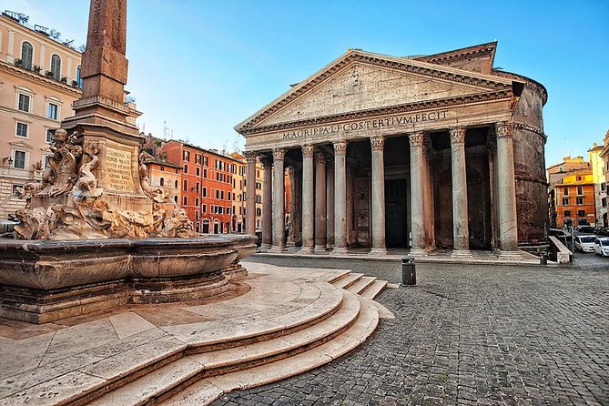 Rome on a Golf Cart Semi-Private Tour Max 6 with Private Option - Piazza Venezia to the Pantheon Portico: Big Squares, Sacred Geometry