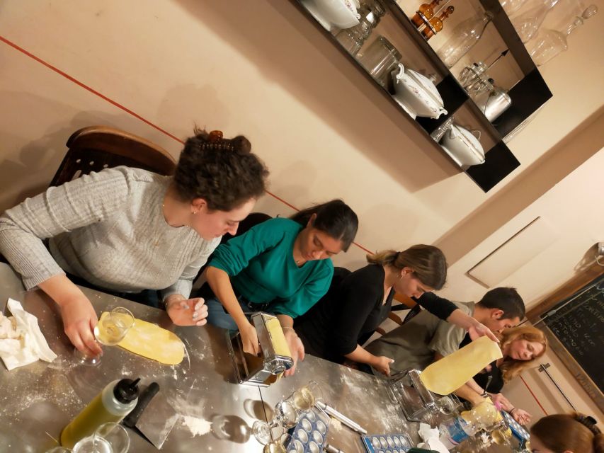 Rome: Pasta Making Class with Tiramisu & Wine PRIVATE OPTION - Roman Pasta Workshop: Fettuccine and Ravioli Dough From Scratch