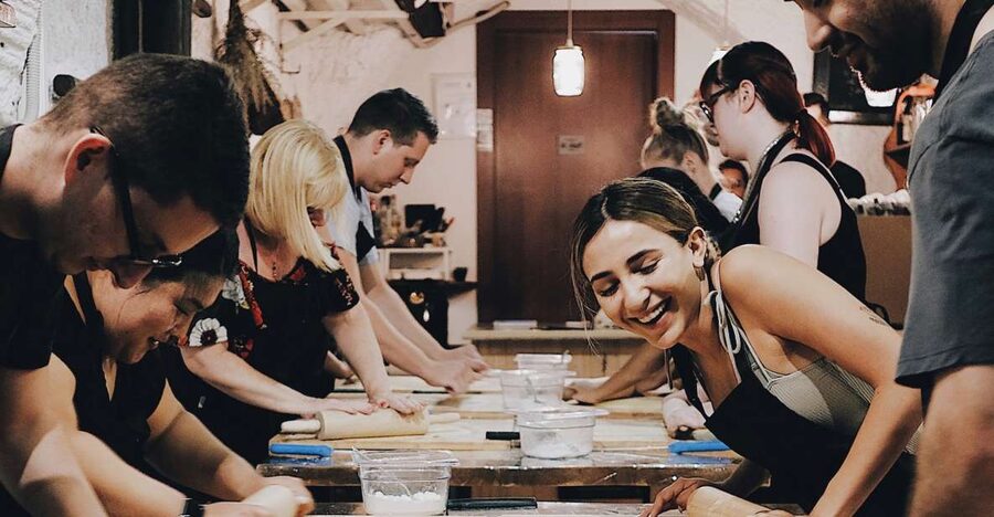 Rome: Pasta Making with Wine Tasting and Dinner in Frascati - Frascati walking tour and the 100-step reality check