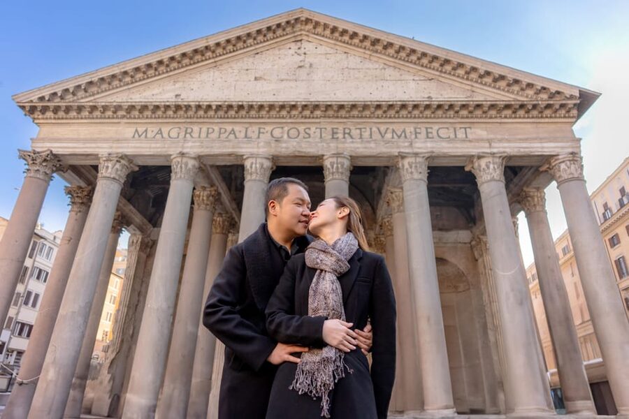Rome: Personalized Photoshoot outside the Colosseum - Via dei Fori Imperiali stop: where the angles get dramatic