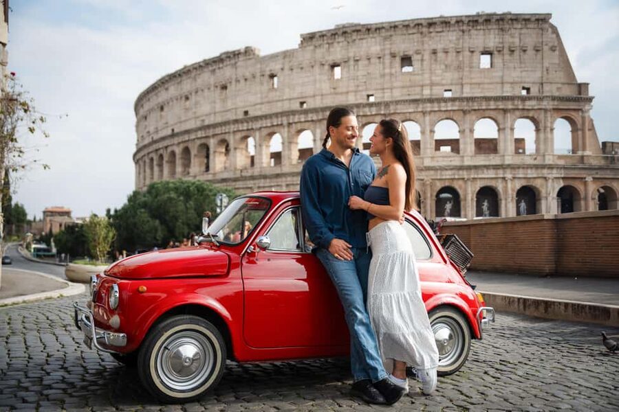 Rome: Photoshoot Service with Vintage Fiat 500 - Price and time: what $73 gets you (and what it does not)