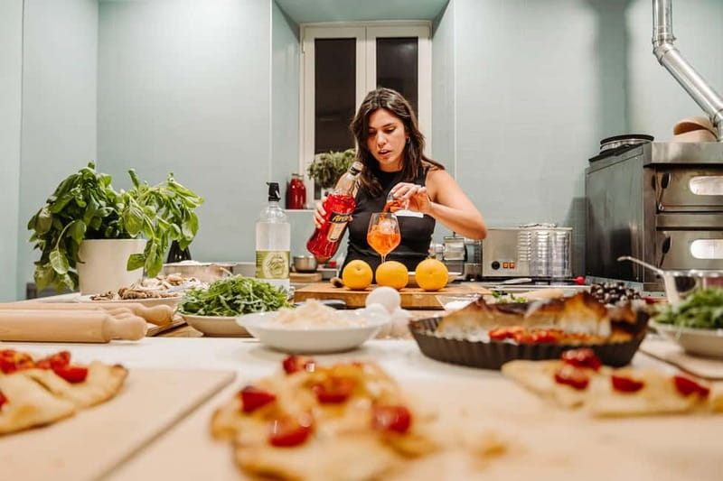 Rome: Pizza & Spritz Making Class with Dinner & Drinks - Dough demo, then your hands on the pizza (the real skill)