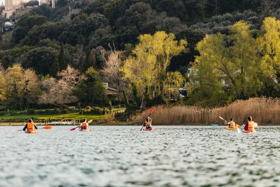 Rome: Popes' Lake, Kayak Tour with Swimming & Roman Pizza - The wildlife and the quiet pace that make this more than exercise