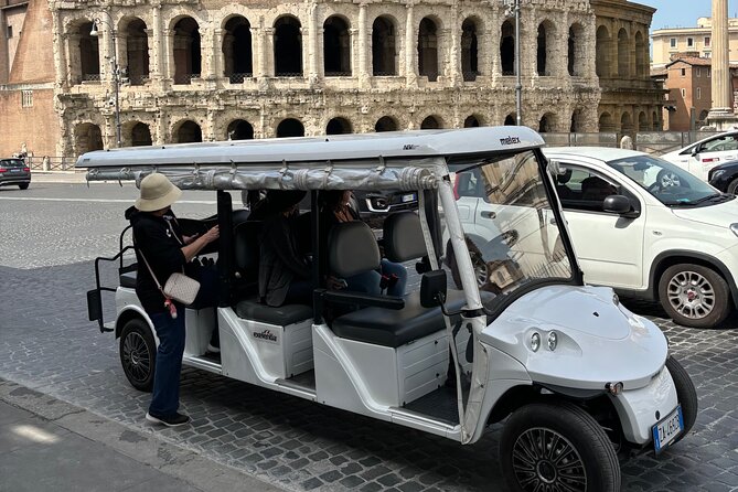 Rome Private Golf Cart Tour - Bocca della Verità and Teatro di Marcello, best when you like legends