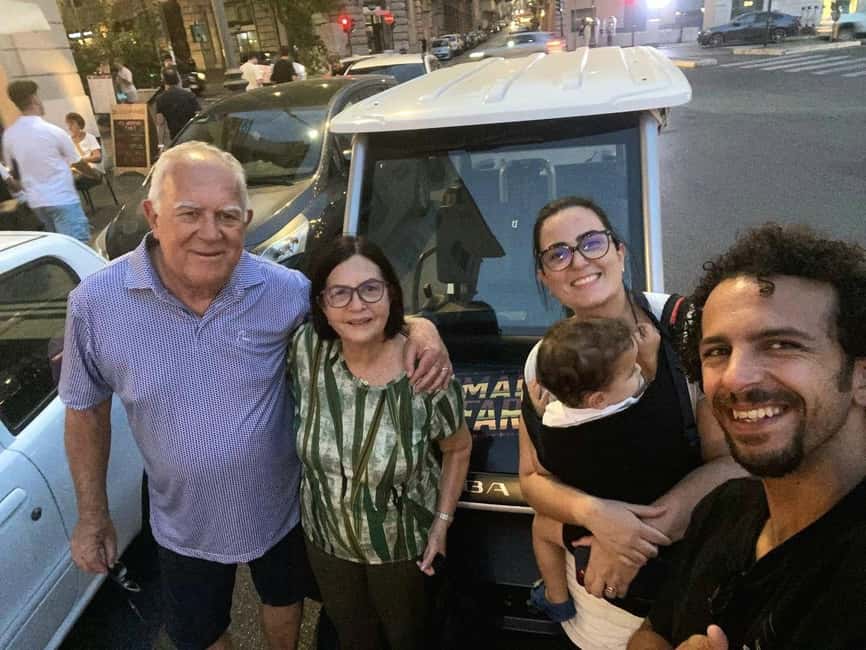 Rome: Private Golf Cart tour with a Local Guide - Colosseum time: a short walk, big impact