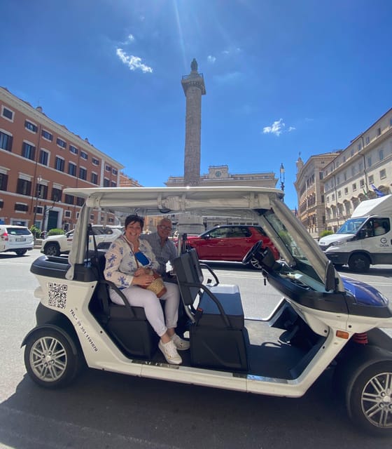 Rome: Private Golf Cart Tour with Artisanal Gelato - Pantheon and St. Peter’s Basilica: big names, short time, smart guidance