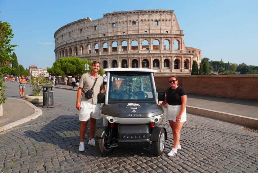 Rome: Private Golf Cart Tour with Artisanal Gelato Tasting - Why an electric golf cart is the smart way to do Rome fast
