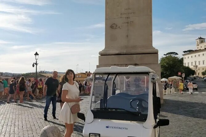 Rome Private Half-Day Tour with Option Golf Cart or Classic eFiat - Key highlights to know before you ride