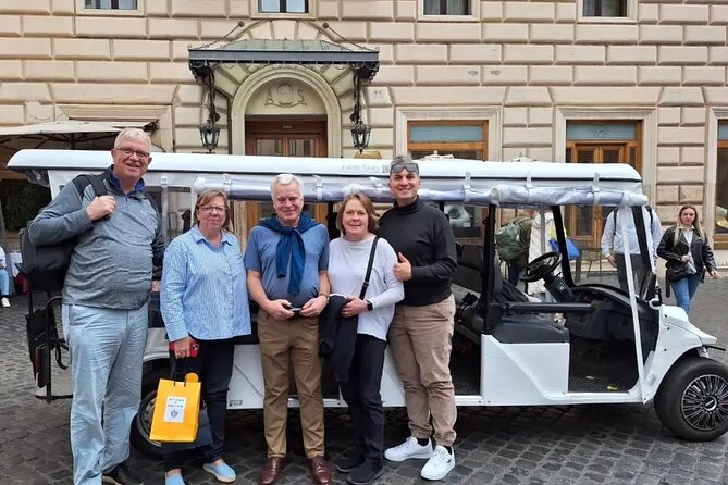 Rome Private Half-Day Tour with Option Golf Cart or Classic eFiat - What the ride feels like on real Roman streets