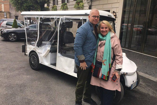 Rome Private Half-Day Tour with Option Golf Cart or Classic eFiat - Coffee and gelato stops, with no pressure to overeat