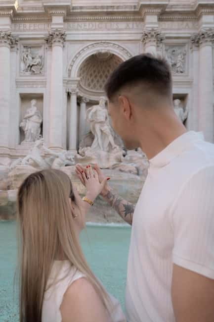 Rome: Private photoshoot at the Trevi Fountain Golden Hour - How the session runs: consultation, meeting, and getting directed