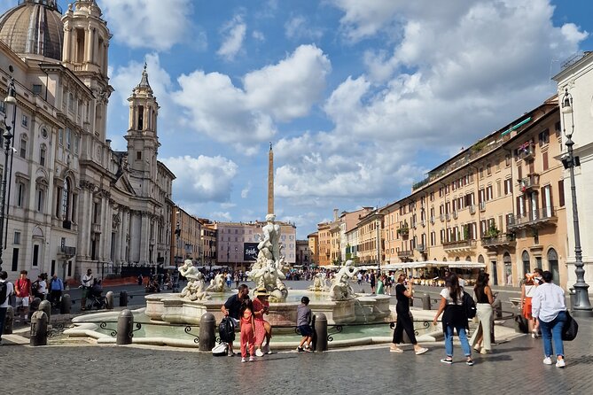 Rome Private Walking Tour including Pantheon access - St Ignazio and Piazza Navona, where the city’s layers show