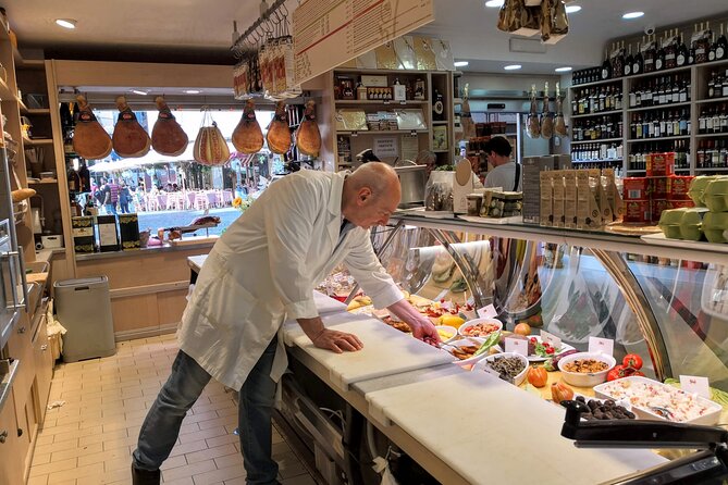 Rome Private Wine & Food Tour Trastevere, Ghetto, Campo de Fiori - Campo de Fiori: market browsing, seasonal bites, and Giordano Bruno