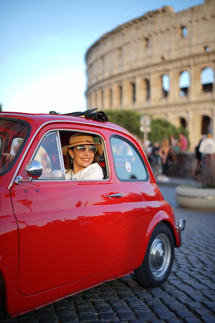 Rome Pro Photoshoot Service with Free Transport by Fiat 500 - Key highlights worth your attention