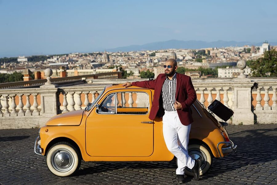 Rome Pro Photoshoot Service with Free Transport by Fiat 500 - Why this Fiat 500 photoshoot format makes sense in Rome