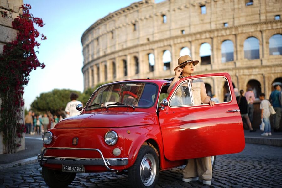 Rome Pro Photoshoot Service with Free Transport by Fiat 500 - Janiculum Hill: the best place for a last set of photos