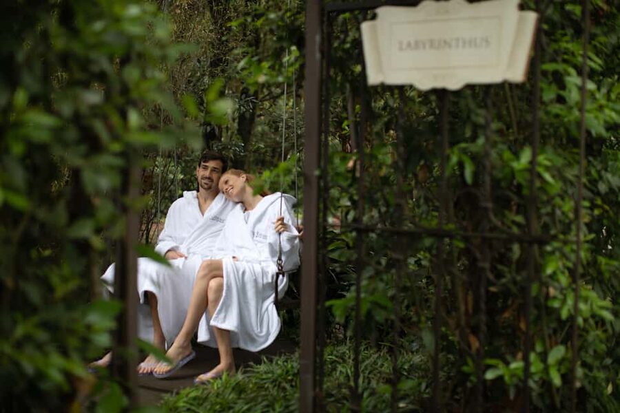 Rome: QC Termeroma Spa Admission Ticket - Arriving near the QC Terme Roma Hotel and Spa sign